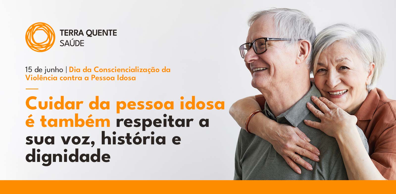 Cuidar da pessoa idosa é também respeitar a sua voz, história e dignidade